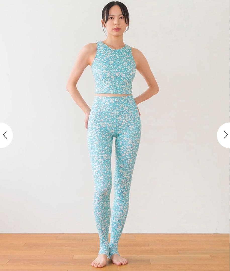 スカーラ　アメリカンスリーブショートタンクトップ　S