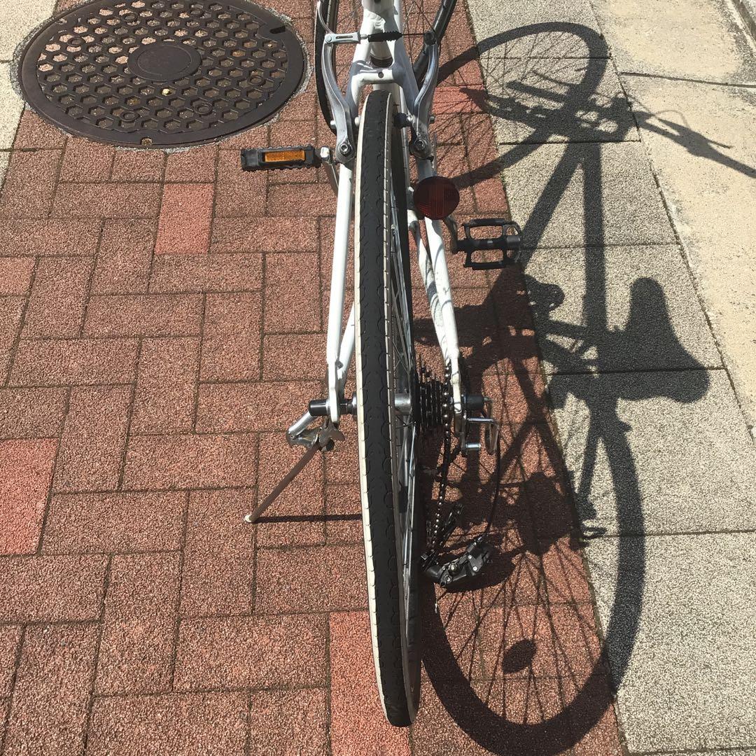 中古自転車　【引取限定】　ブランド:ルノー　ホワイト