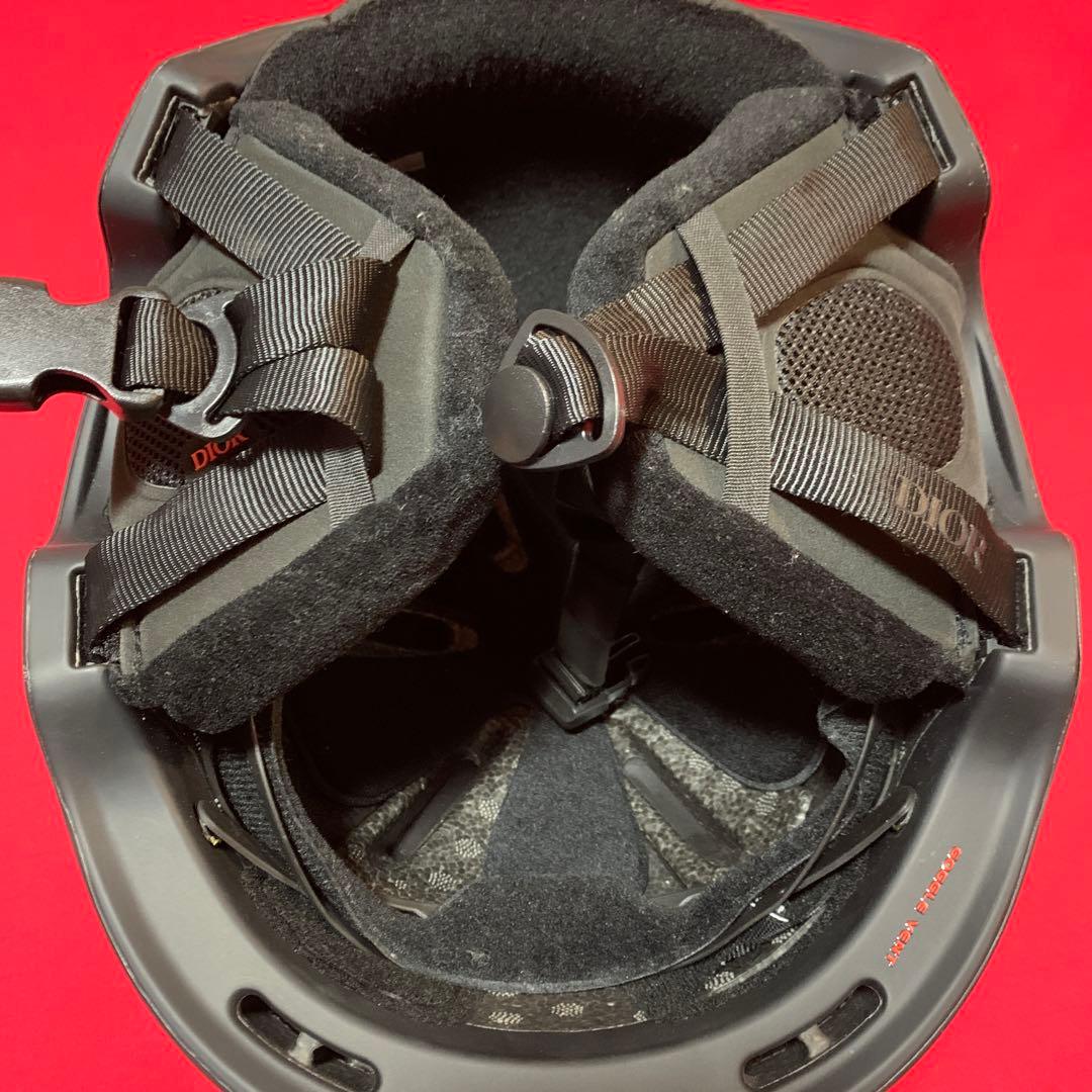 Dior スノーボードヘルメット マットブラック/オレンジ