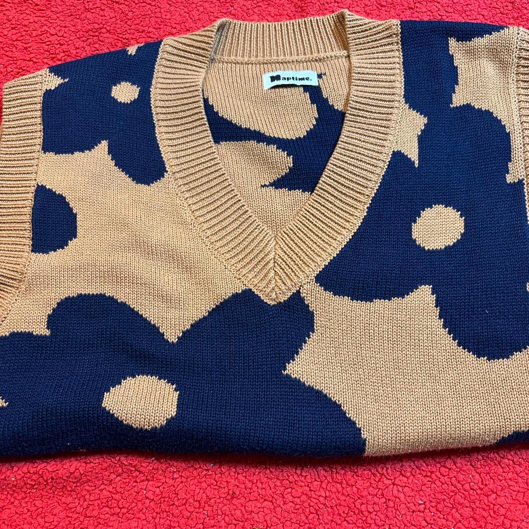 Nissy 西島隆弘　ナップタイム　naptime. ニットベスト　花柄