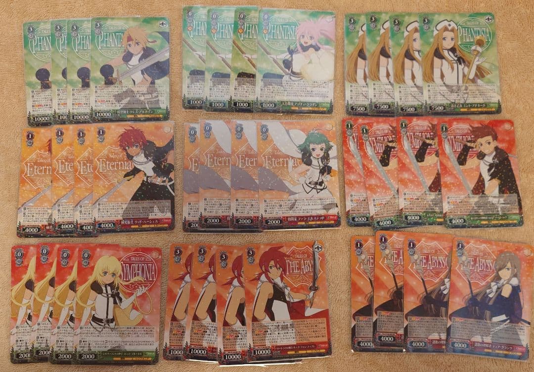 テイルズ ヴァイスシュヴァルツ RR以下4コン セット TD 先攻後攻付