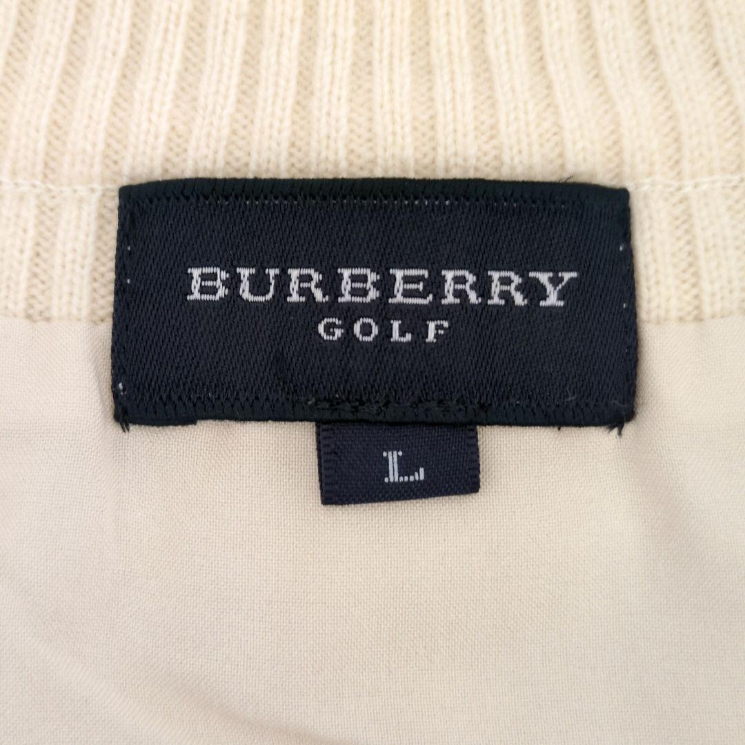 希少✨BURBERRY　GOLF　バーバリー　ニット　ハーフジップ　三陽商会