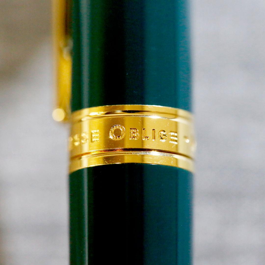 【極美品 送料込み】モンブラン 万年筆 ノブレス オブリージュ グリーン