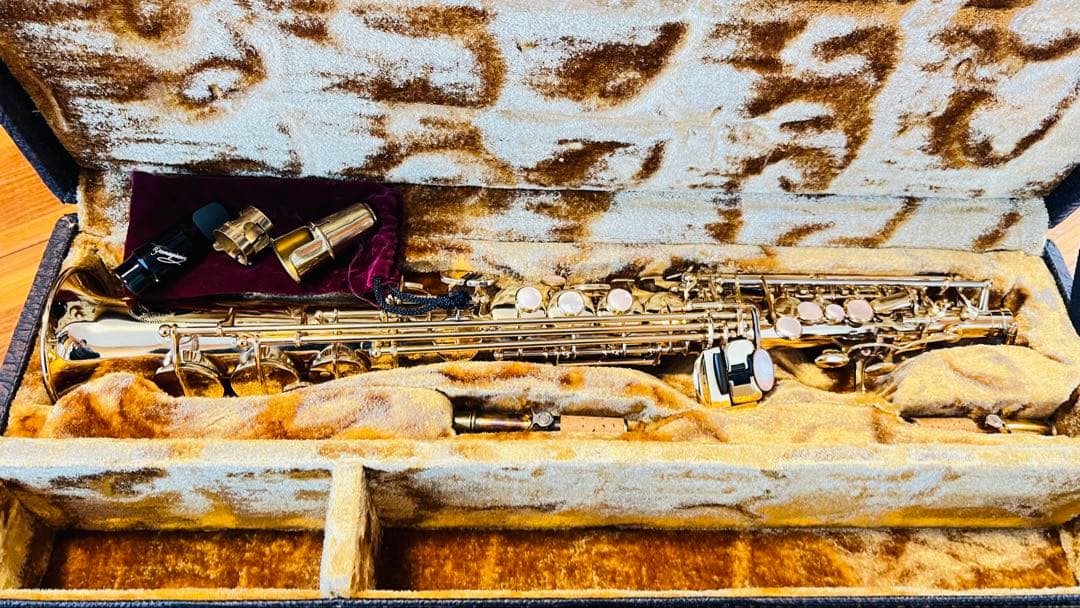 ソプラノサックス　ヤナギサワ　エリモナ本体 ゴールド ハードケース付き