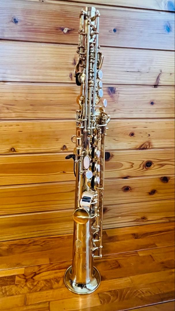 ソプラノサックス　ヤナギサワ　エリモナ本体 ゴールド ハードケース付き