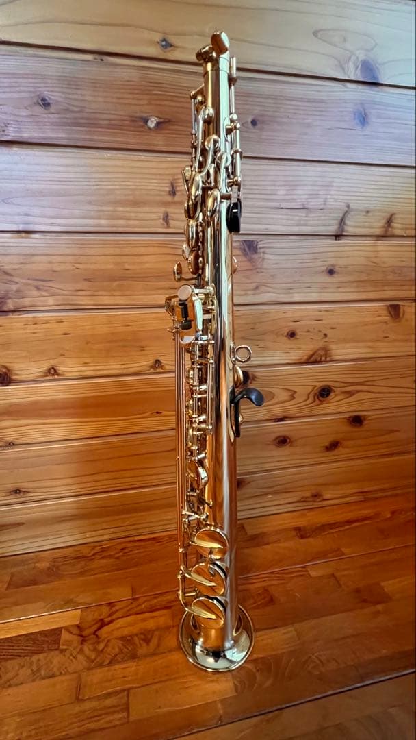 ソプラノサックス　ヤナギサワ　エリモナ本体 ゴールド ハードケース付き