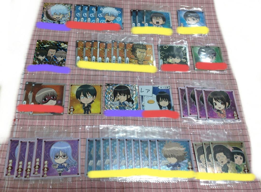 バラ売り⭕ 銀魂 ウエハース にふぉるめーしょん シール ステッカー 1弾 2弾