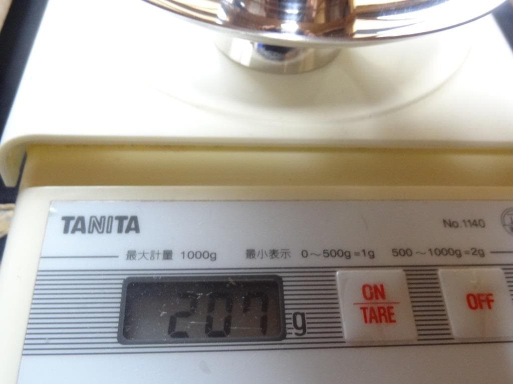 純銀　銀杯　三っ重　桐箱　約207g