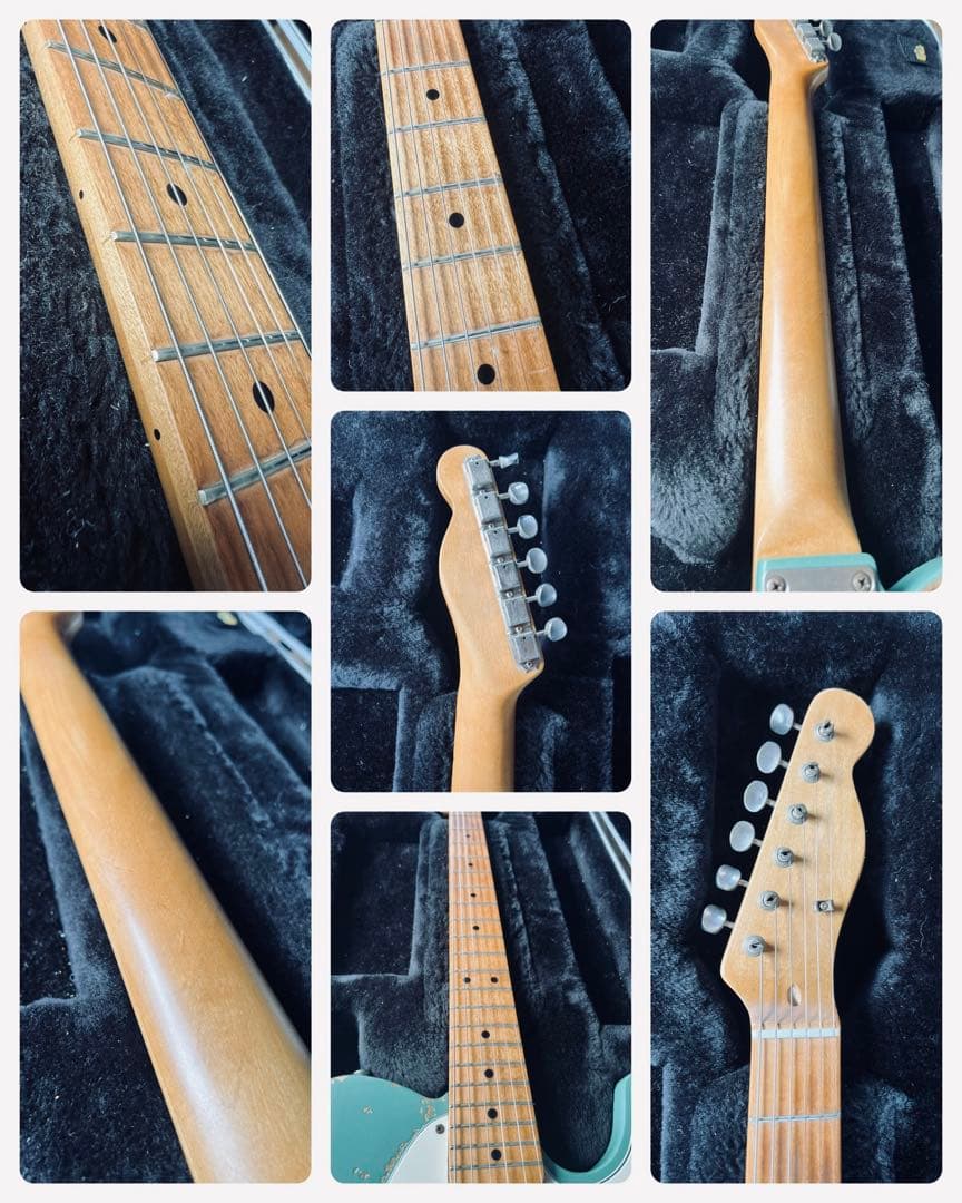 ハードレリック’59 テレキャスタータイプ 希少ピックアップ搭載 サーフグリーン