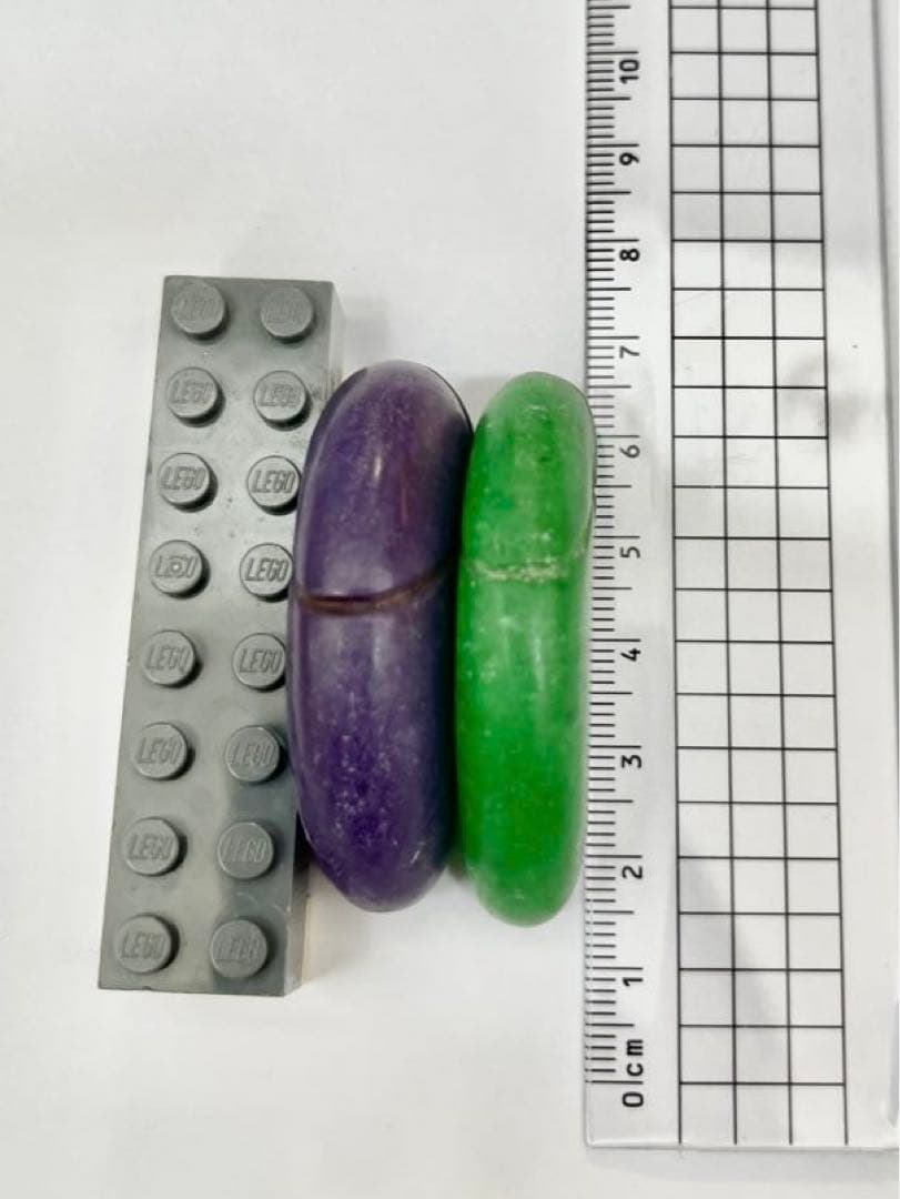 ※※最終値下げ※※ 希少　古墳期　大丁字　櫛形勾玉　萌葱&古色紫