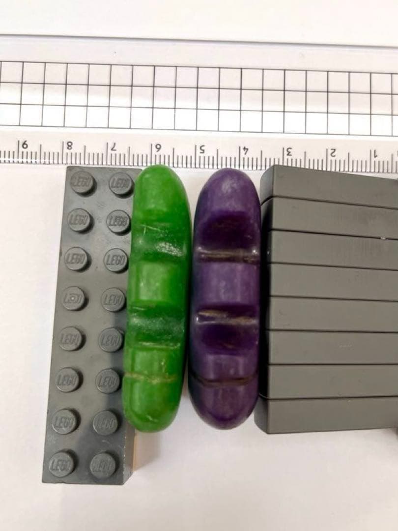 ※※最終値下げ※※ 希少　古墳期　大丁字　櫛形勾玉　萌葱&古色紫