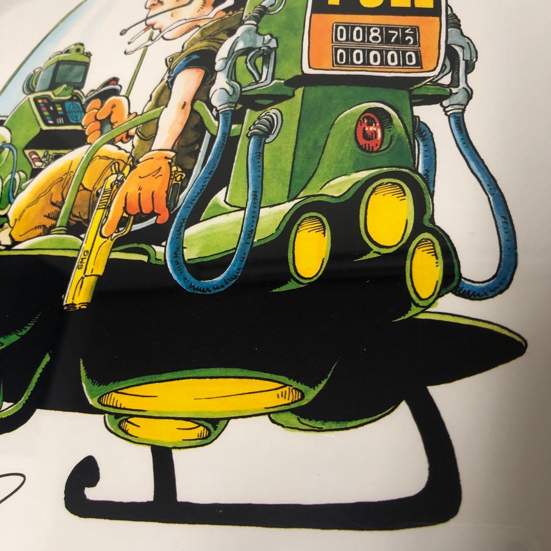 鳥山明　サイン入り　複製原画 所ジョージ 額付き