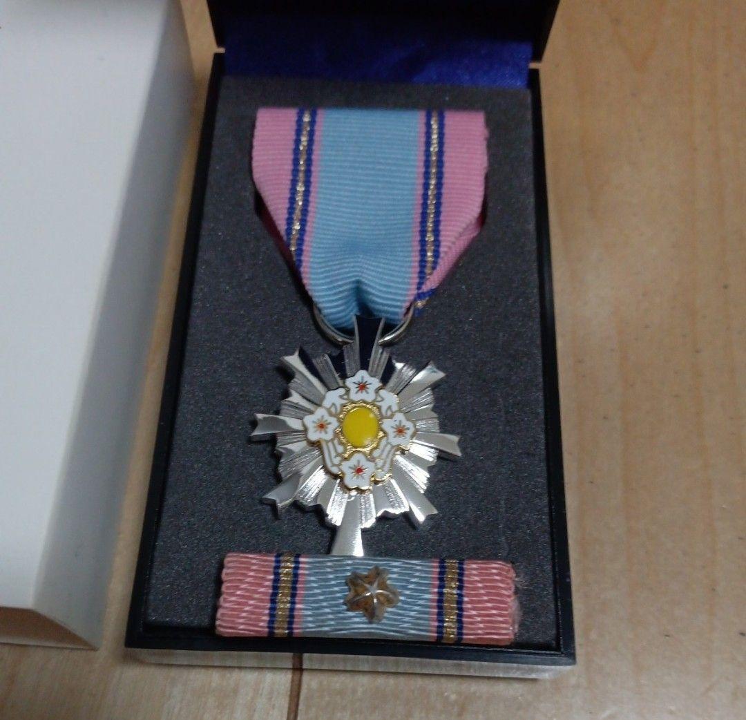 【激レア 美品】第四級 防衛功労章 第11号賞詞 防衛記念章 現行タイプ 勲章