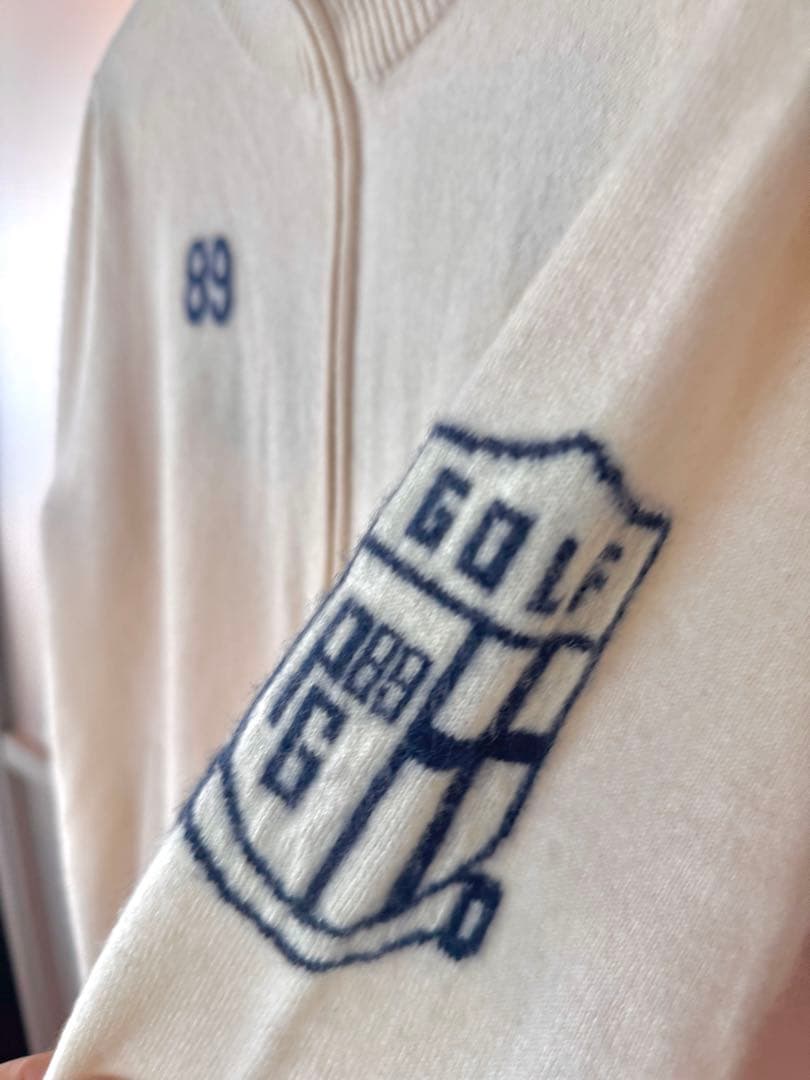 パーリーゲイツ　ジップアップセーター　カシミヤ100% サイズ5