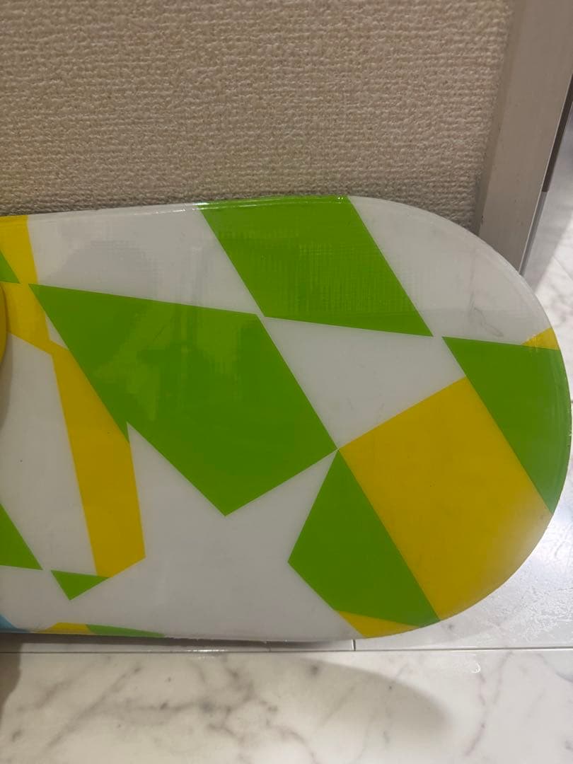 キッズ　 XERES 108 スノーボード グリーン/イエロー 3点セット