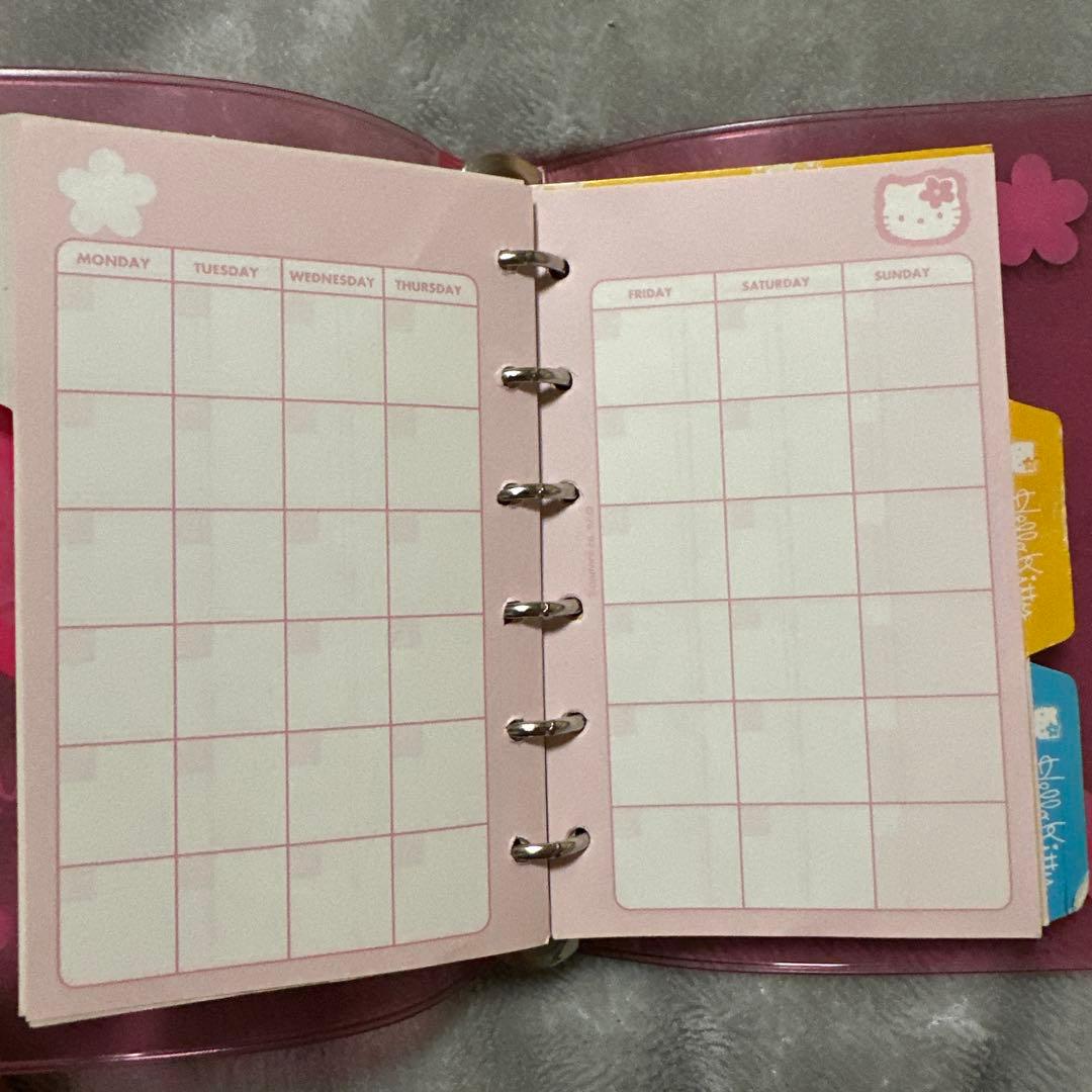 超レア　非売品　入手困難 Hello Kitty スケジュール帳 平成レトロ