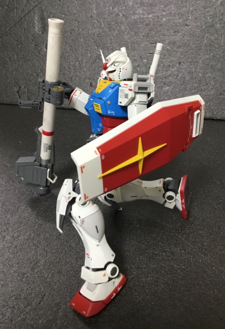 MG 1/100 RX-78-02 ガンダム オリジン 中期型 改修塗装済完成品