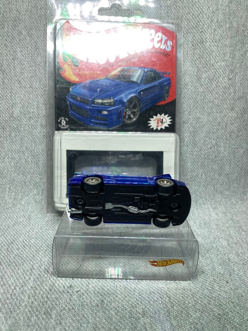 ホットウィール RLC 日産　スカイライン GT-R R34 Blue 青ルース