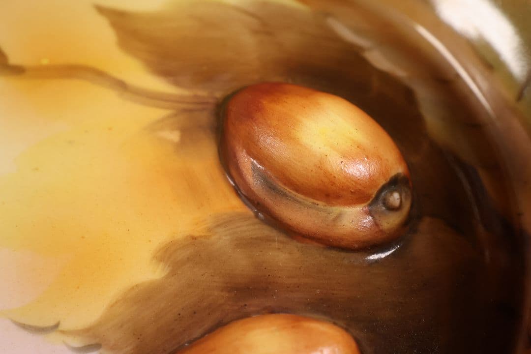 【CM291】オールドノリタケ 鉢 皿 19cm 1918年 ナッツ 陶磁器