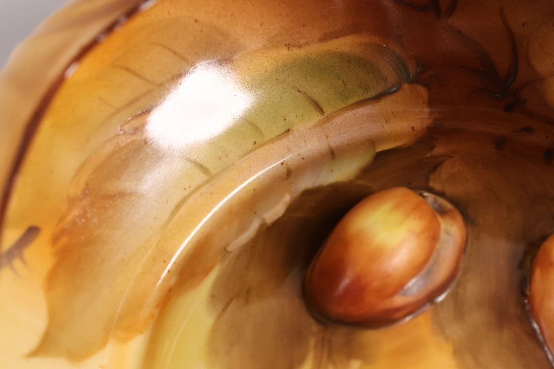 【CM291】オールドノリタケ 鉢 皿 19cm 1918年 ナッツ 陶磁器