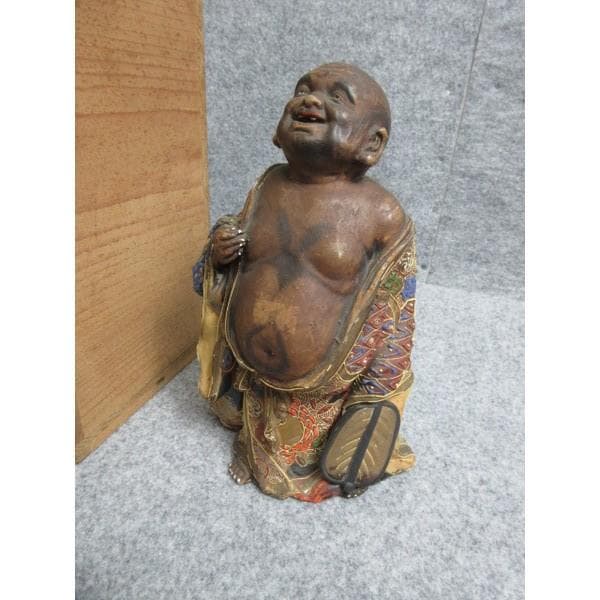 九谷焼布袋尊置物箱入り [B28204]