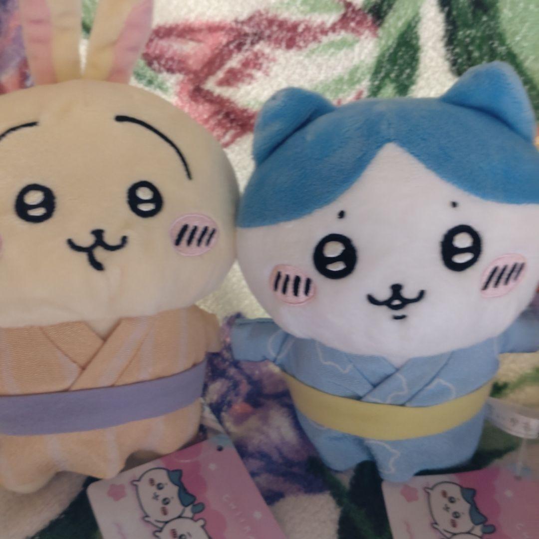 ちいかわ　ぴっち出品　浴衣ぬいぐるみ　うさぎさん