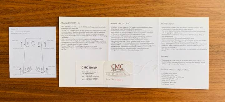 ミニカー 1957 Maserati 250F