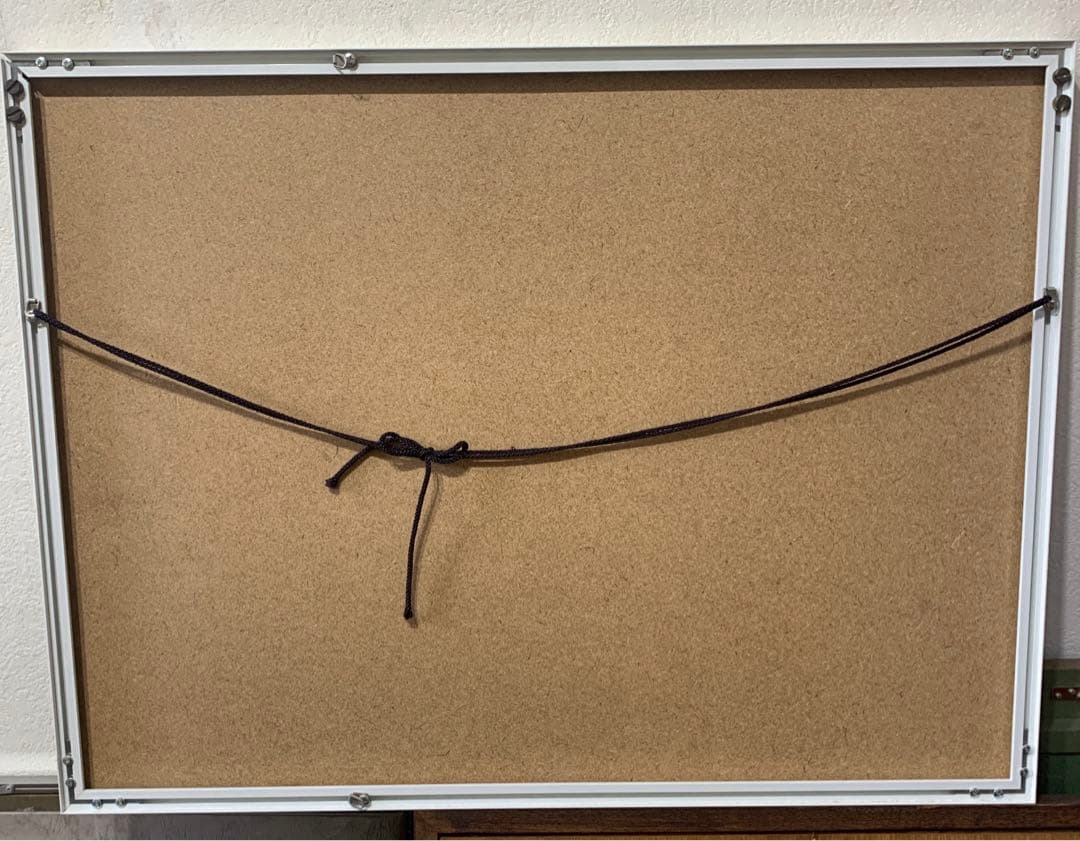 絵画　油彩肉筆画　真作　府川誠『海辺』