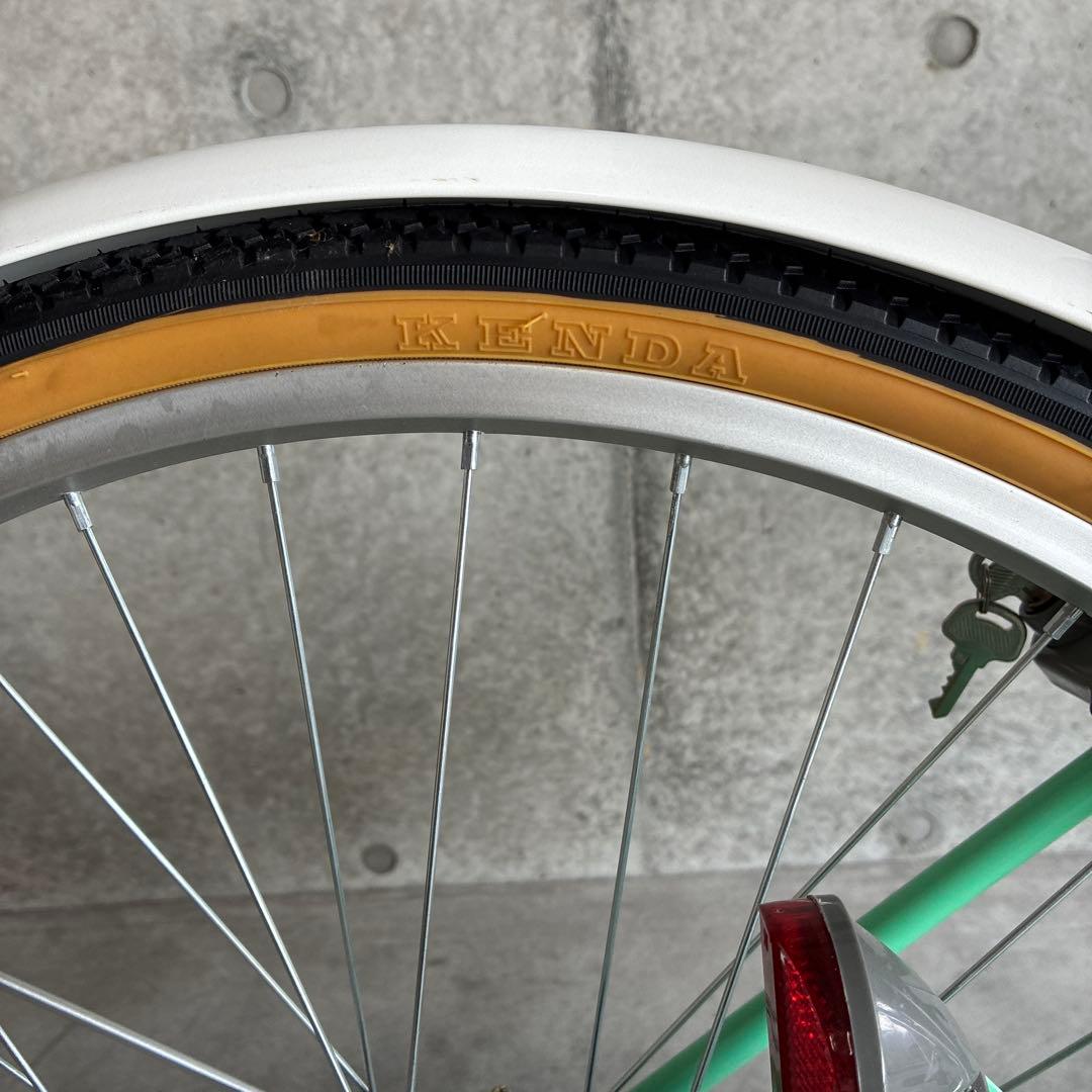 子供用自転車 女の子 メリッサ 24インチ シマノ6段変速 折りたたみ自転車