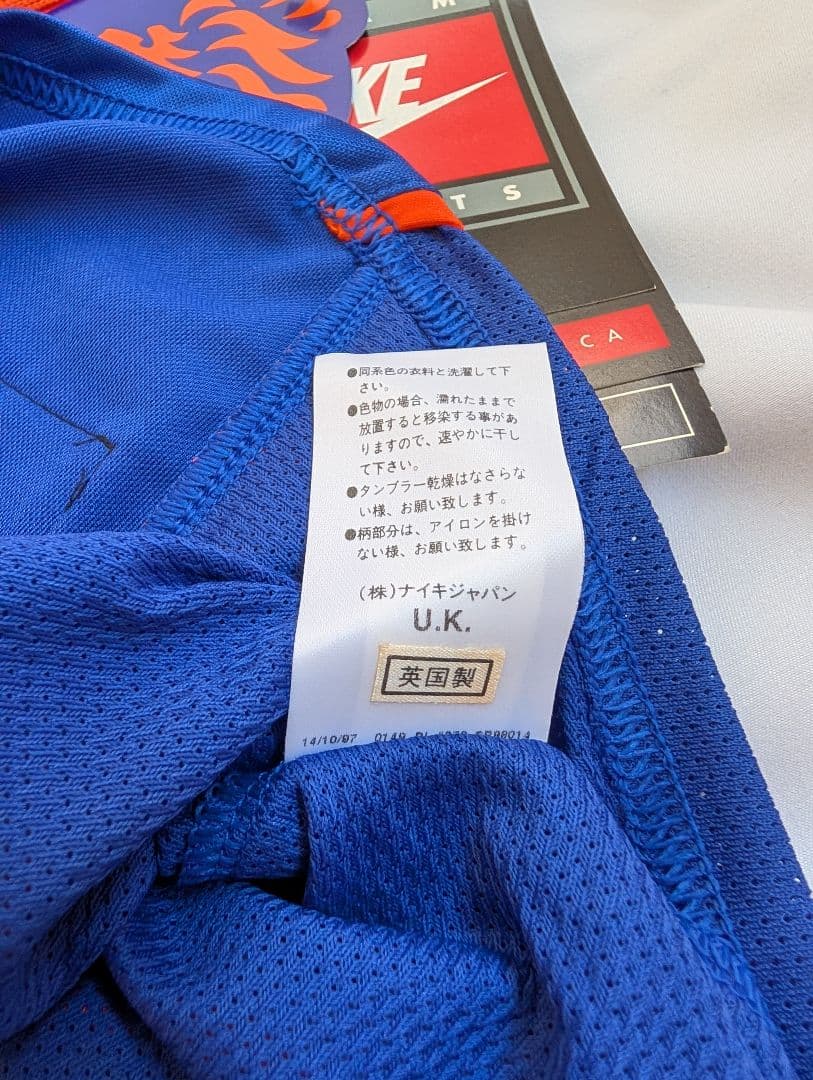 【新品タグ付き】オランダ代表/ベルカンプ/A/98年W杯モデル