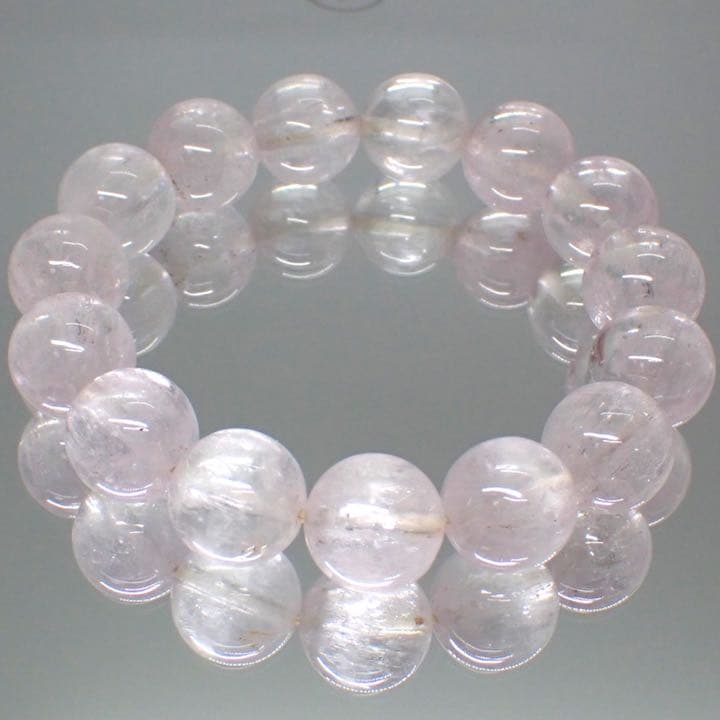 【アフガニスタン産】クンツァイトのブレスレット