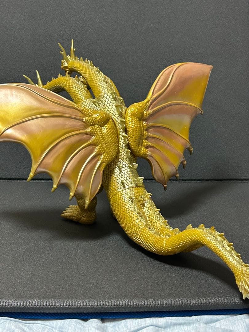 （美品）キングギドラ　平成モスラシリーズ版　大型ソフビ