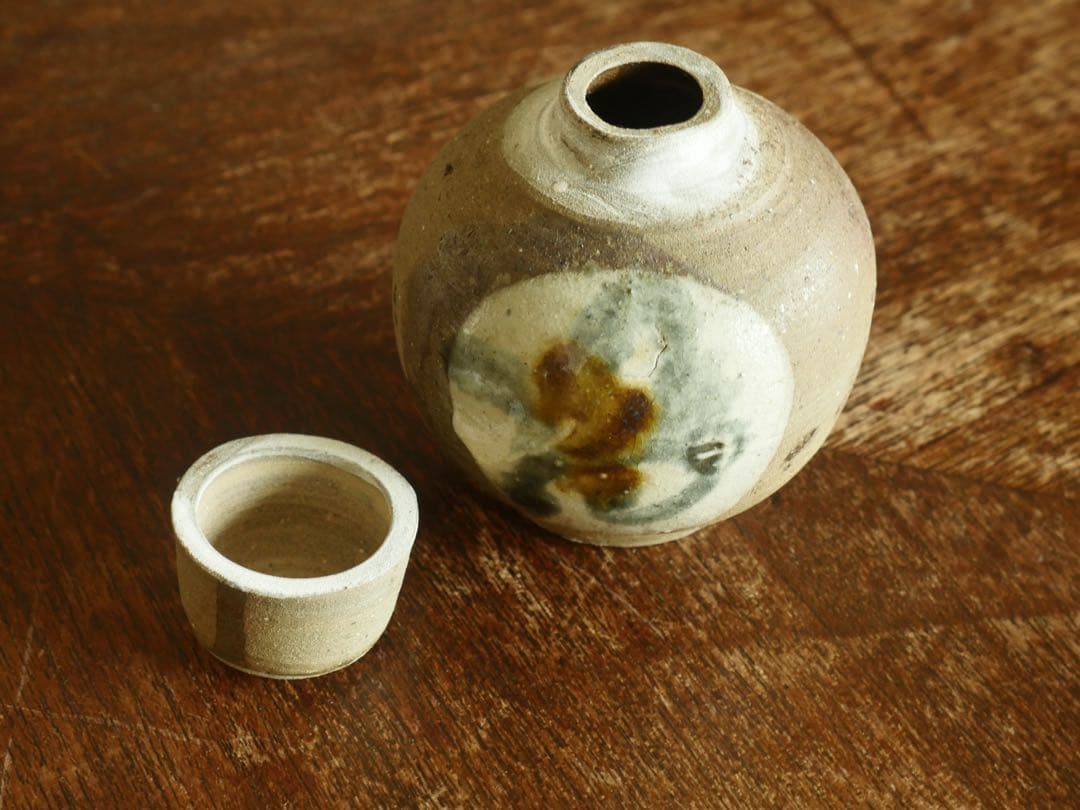 古作　壺屋焼茶壺　やちむん