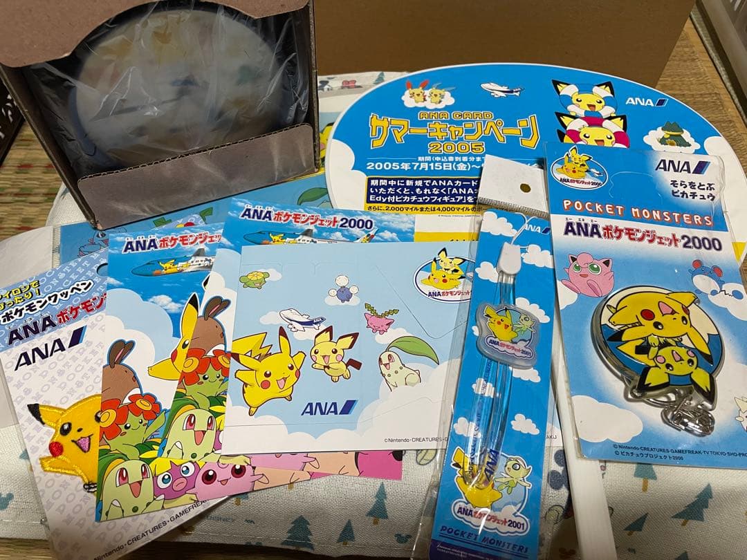 ＡＮＡポケモンジェットグッズセット売り