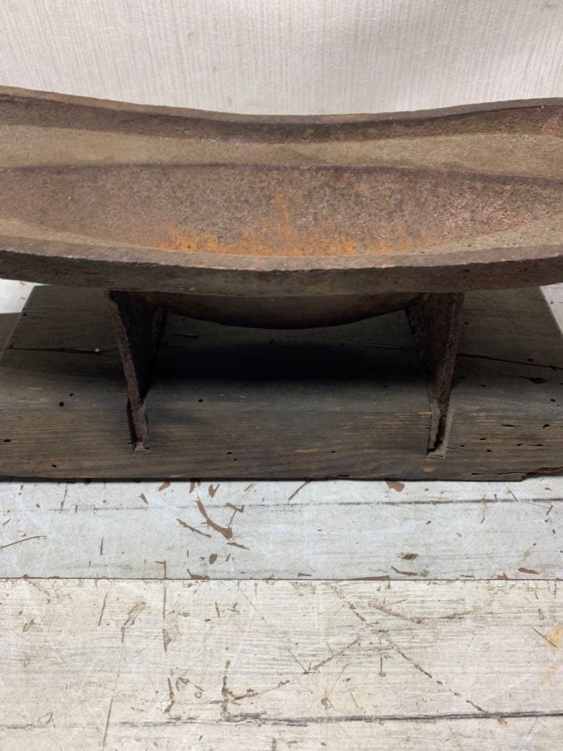 古道具　薬研　薬卸　江戸時代？　好々斎　シャビー　粉挽き