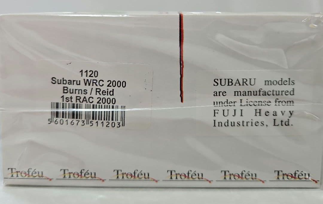 1/43 WRC CORDOBA SUBARU IMPREZA STI ラリー