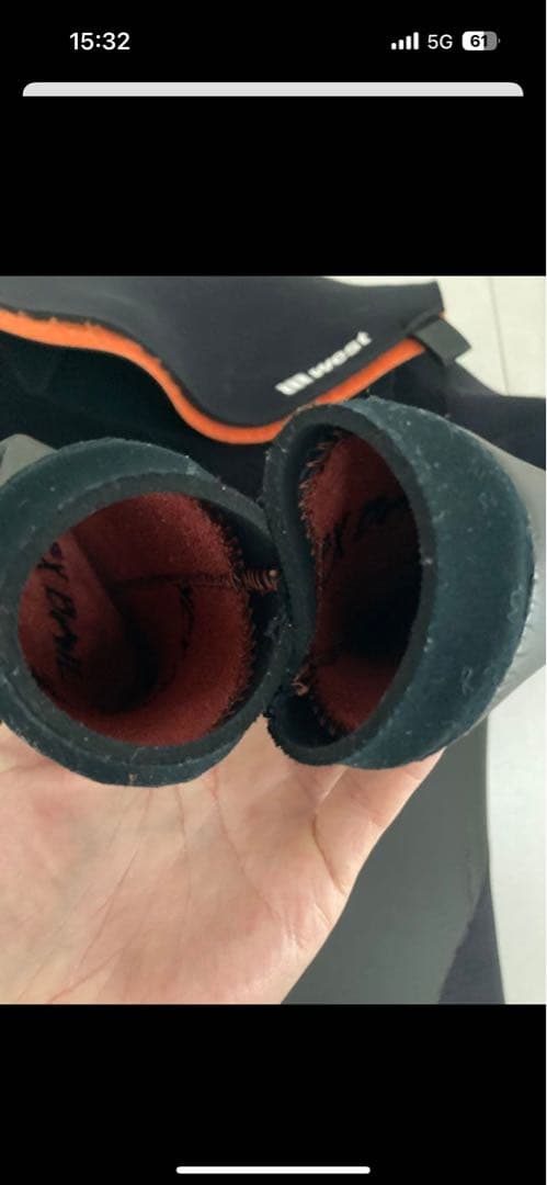 セミドライ　ウェットスーツ　WEST 日本製　Lサイズ相当