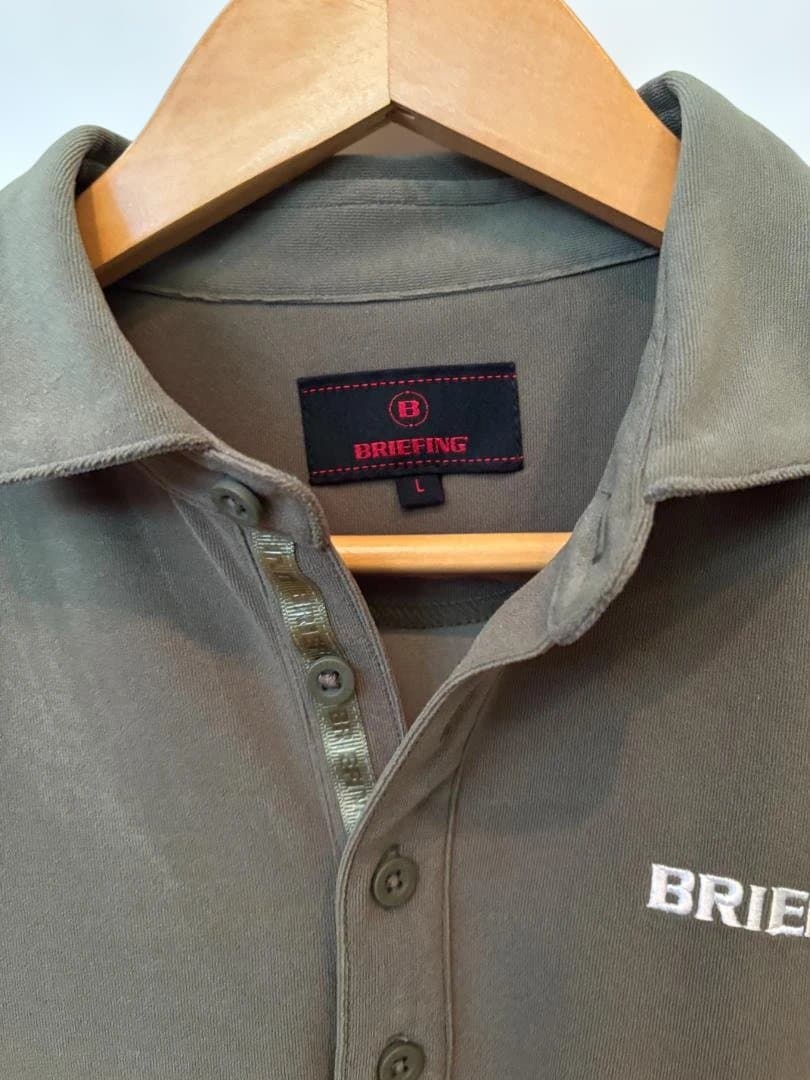 【人気・完売品】BRIEFING ゴルフ ポロシャツ L 吸水速乾 パイル 半袖