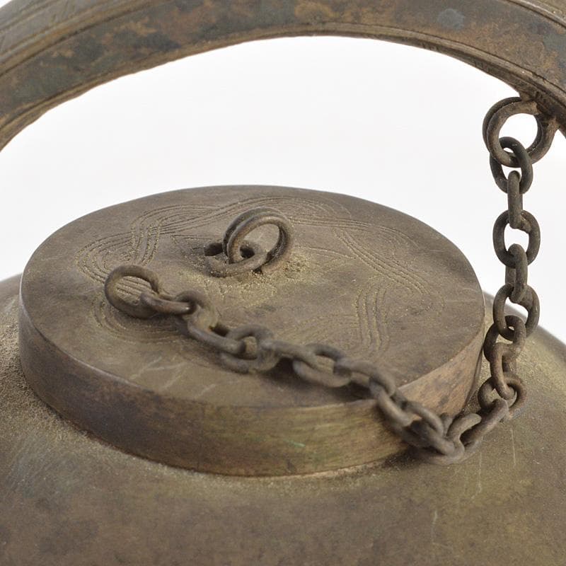 中国　古銅青銅　饕餮文　水注　水滴　M　R7365