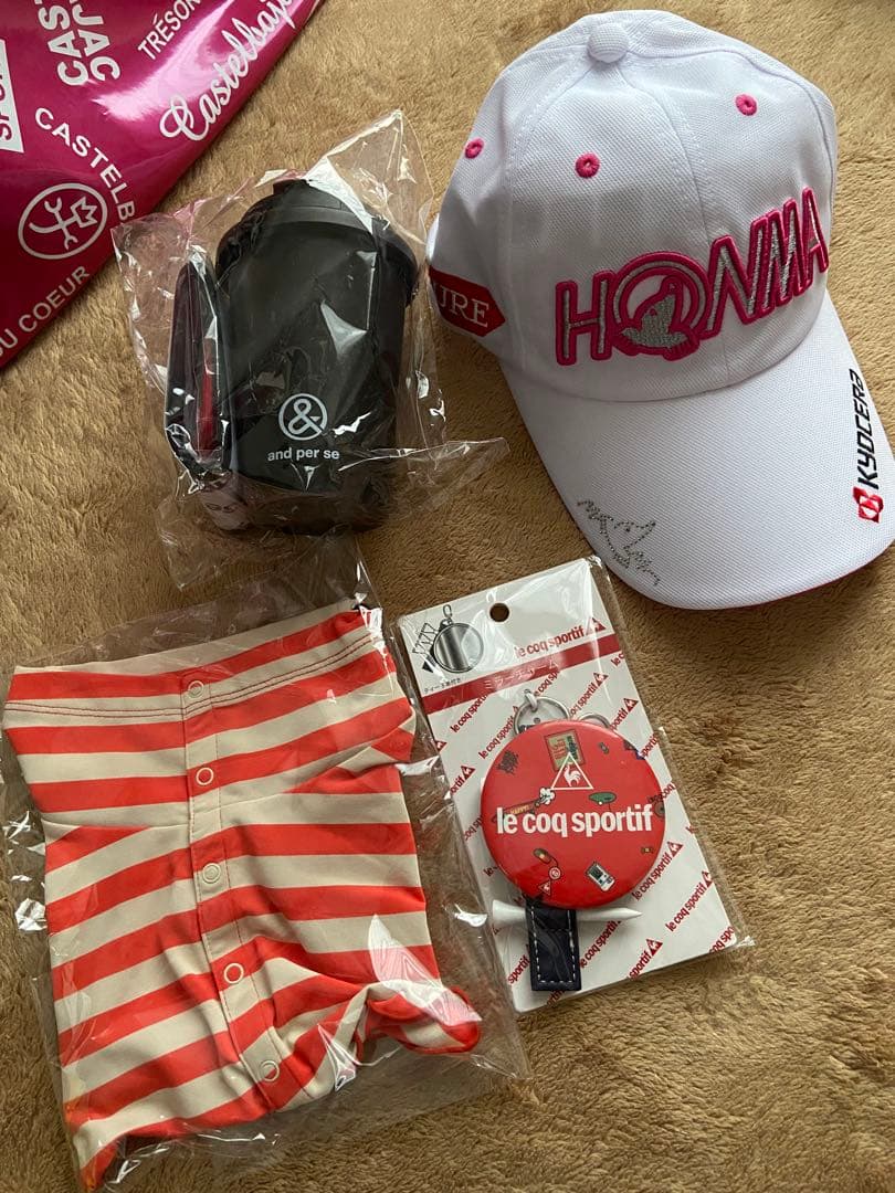 新品カステルバジャックスポーツ ゴルフバッグとその他