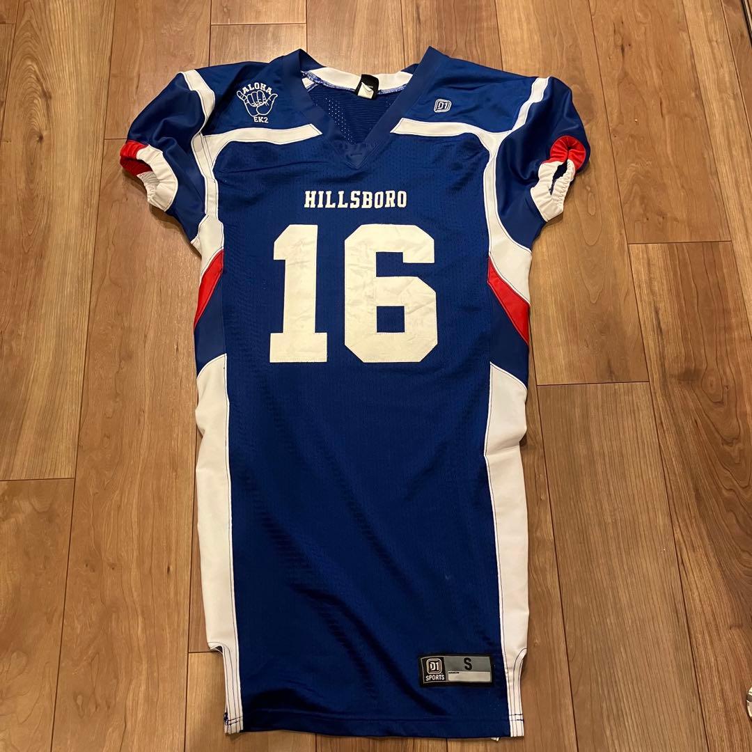 オール刺繍　D1スポーツ アメリカンフットボール　ユニフォーム　sサイズ