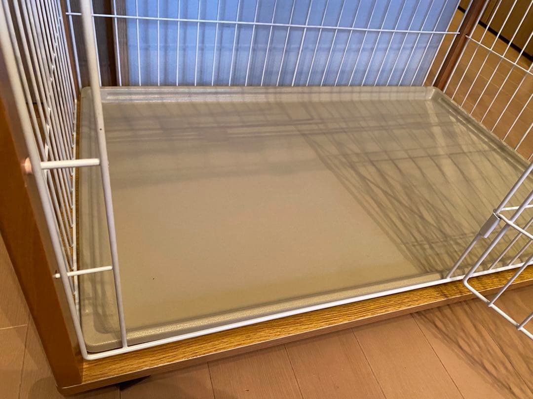 [お引取り限定]木製フレーム 二段式キャットケージ