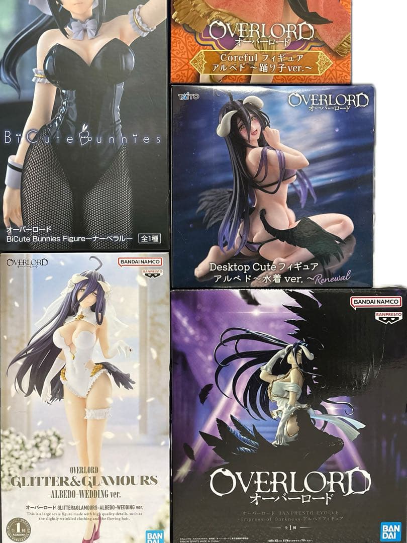 オーバーロード　アルベド　フィギュア　まとめ売り① 17体