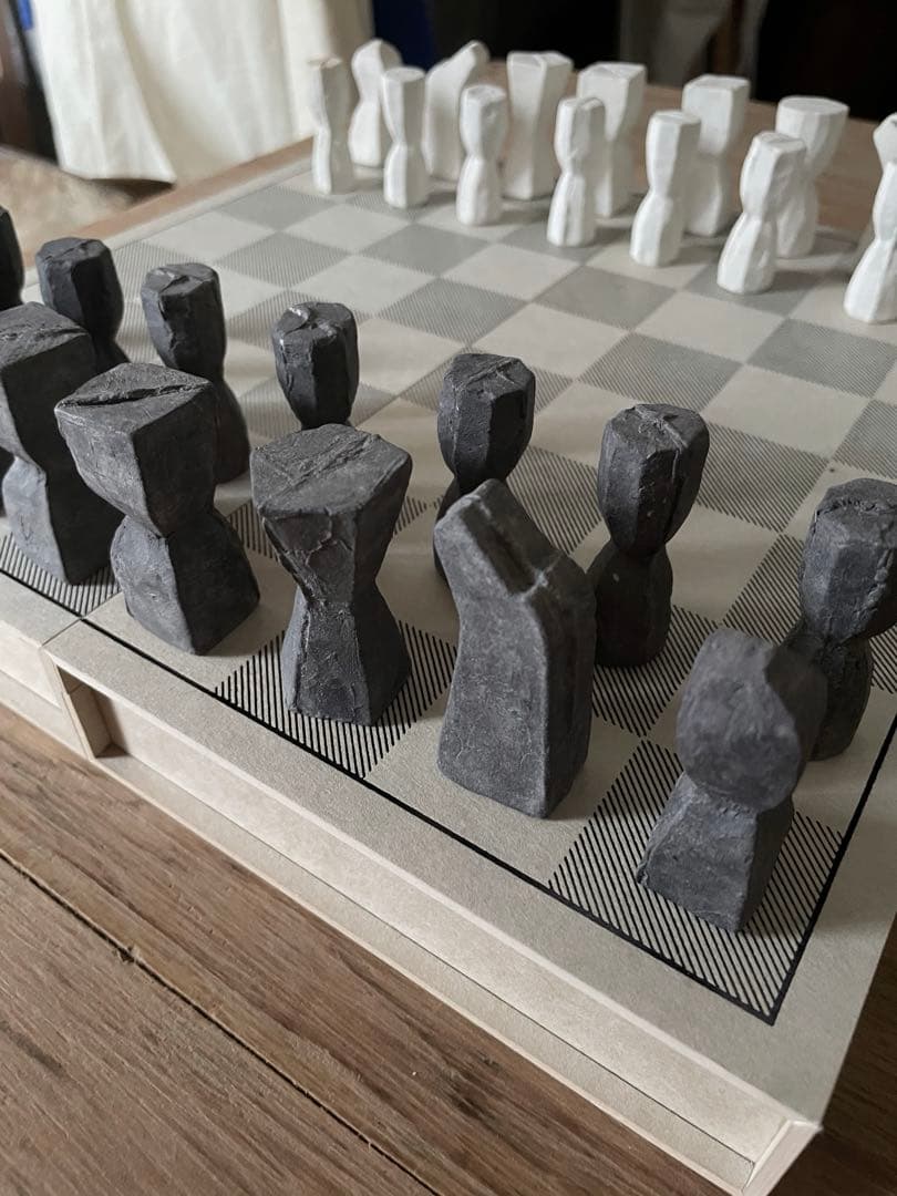 希少 吉田次朗 陶器チェスセット