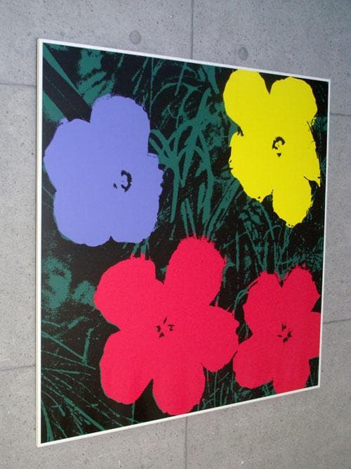 Sunday B Morning フラワーズ（ウォーホル）ポスター