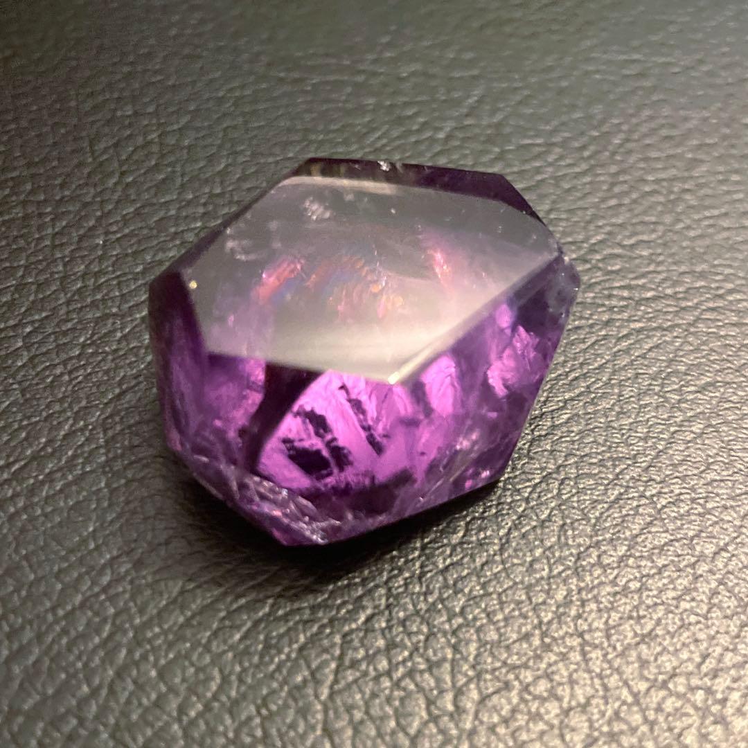 アメシスト　虹　ファントム　ロマネサイト　フリーフォーム　3.4㎝　高品質