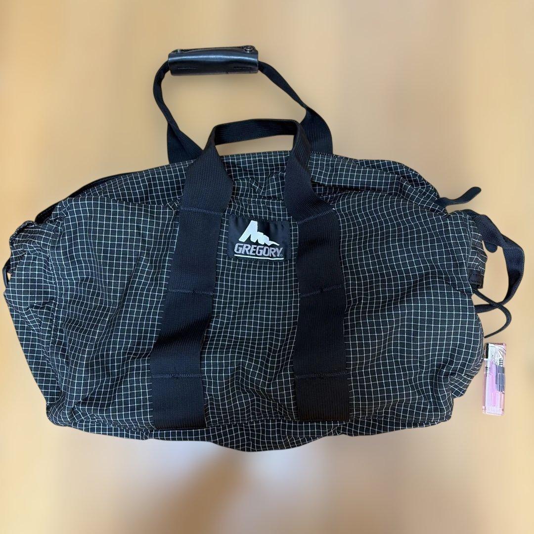 GREGORY ダッフルバッグ ブラックチェック