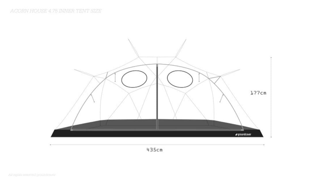 groundcover ACORN HOUSE 4.75 各種フルセット 黒