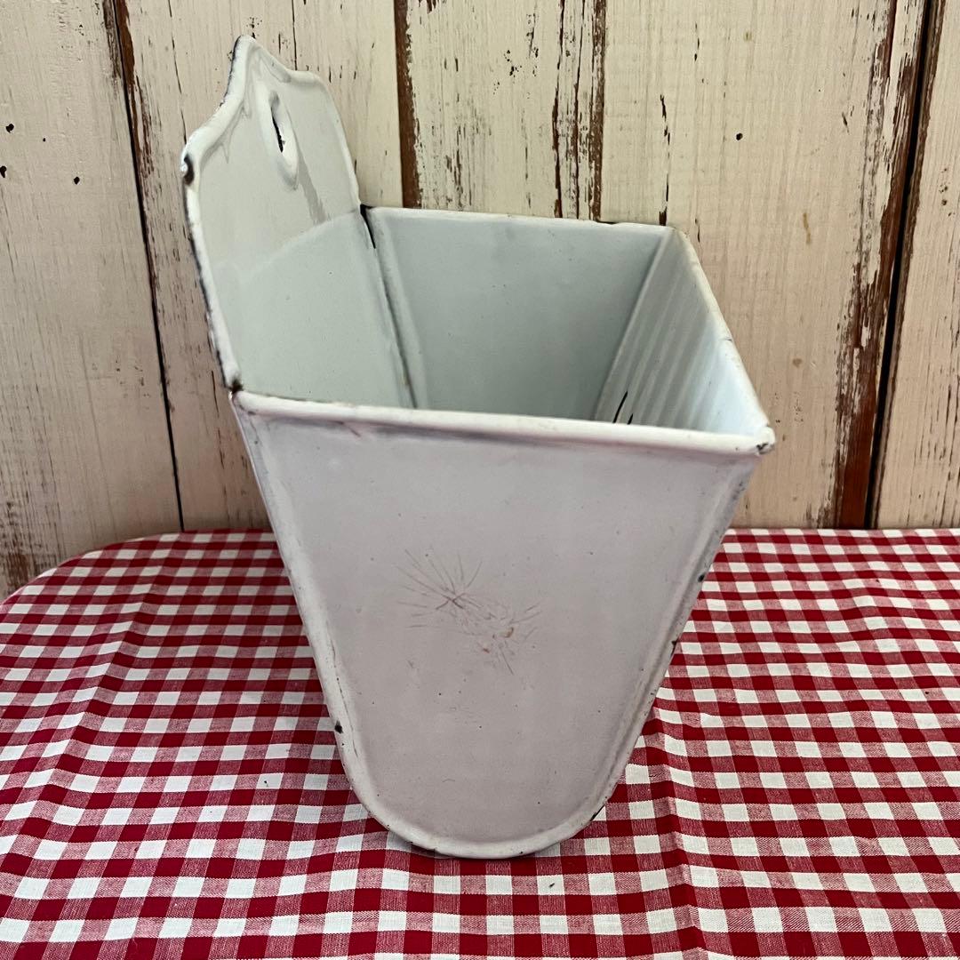 ドイツ アンティーク Zwiebeln ホーロー オニオンラック 琺瑯