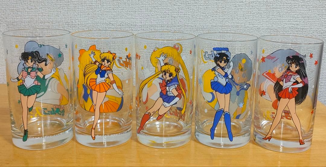 セーラームーン グラス 5個セット
